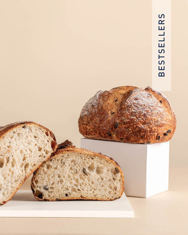 Olive and roasted garlic sourdough