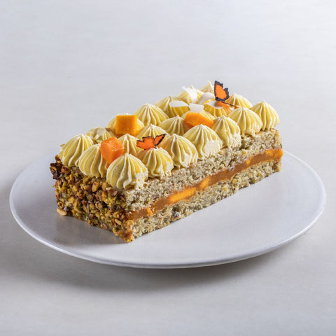 Mango Pistachio Victorian Cake