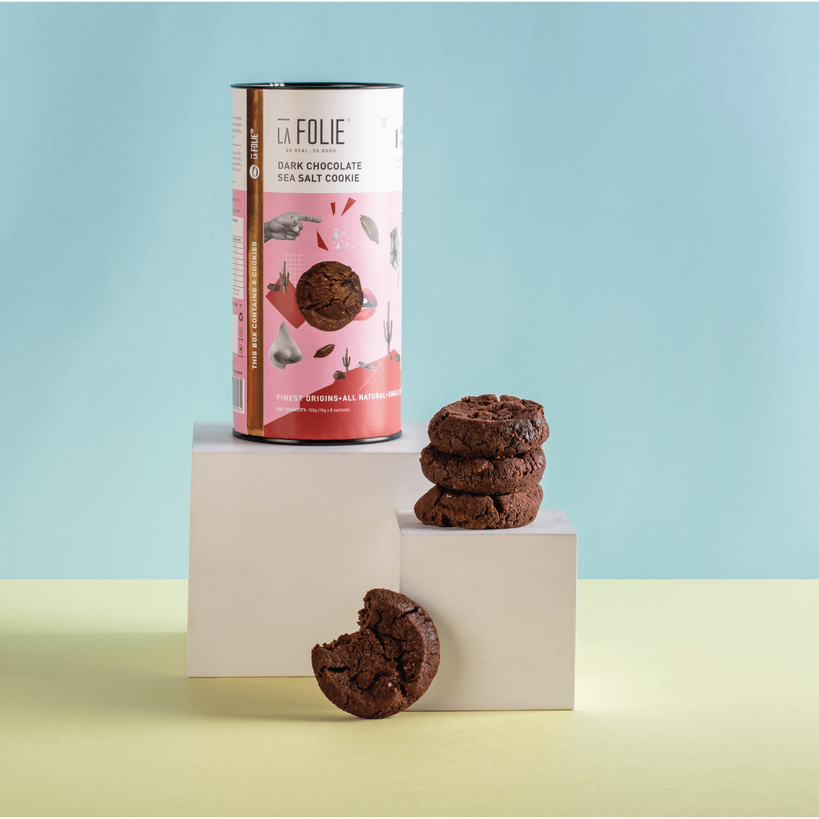 Order Dark Chocolate Cookies with Sea Salt Online La Folie