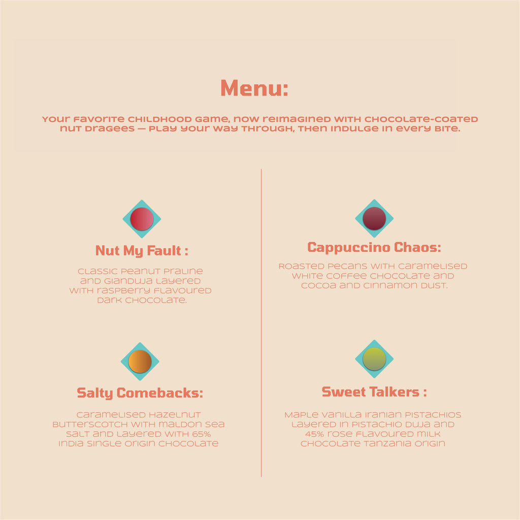 Ludo House of Drageés  Chocolate Coated Nuts